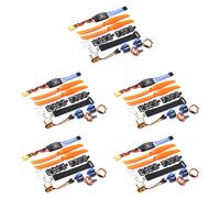 Agwuoetr 5X 1400KV Moteur sans Balais 30A ESC Prise SG90 9G Mini Servo 8060 Hélice pour Hélicoptère Avion à Voilure Fixe Télécommandé