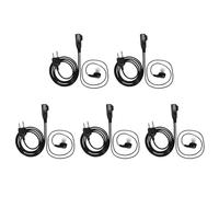 Agwuoetr 5X Air Tube Sonore Ecouteurs Microphone pour Talkie-Walkie G6 G7 G8 G9 75-810 GXT650 LXT80 Ecouteurs sans