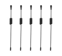 Agwuoetr 5X Antenne Décorative en MéTal 197Mm pour Chenille 1/10 RC TRX4 TRX6 Axial SCX10 D90 D110 CC01 DéRive de Camion