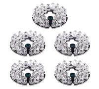 Agwuoetr 5X Caméra CCTV 10Mil 90 Degrés Rouge 5Mm 24 LED Ampoule IR Panneau de Lampe Infrarouge