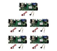 Agwuoetr 5X Enregistreur Vidéo Numérique Réseau H265/H264 16CHx4K 5MP NVR 1 Câble pour la Détection de Mouvement P2P XMEYE Security