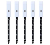 Agwuoetr 5X Humidimètre de Sol Compteur D'Eau pour Plantes pour Intérieur et Extérieur Sonde Intelligente avec 3 Voyants de Couleur pour Jardin, Pelouse
