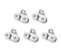 Agwuoetr 5X Taquet à Came en Acier Inoxydable Taquets à Came pour Bateau Chaumard Voile Voilier Canoë Dériveur