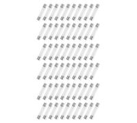 Agwuoetr 60 Pieces Fusible de Tube en Verre A Fusion de 8A 8 Amperes 250V 6 mm X 30 mm