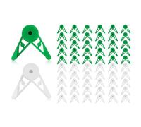 Agwuoetr 60 Pièces Pinces à Plantes Réglables à 360 Degrés Clip D'Entraînement de Tige de Cintreuse de Branches de Plantes pour un Entraînement à Faible Stress