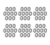 Agwuoetr 60 Pièces Séries 6701-12X18X4 mm Roulements à Billes à Double Rainure Scellés en Caoutchouc Miniatures
