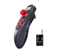 Agwuoetr -650 6CH F-06A Récepteur 2,4G Émetteur Radio avec Écran Couleur Affichage pour Les Bateaux RC Plage de Contrôle Étendue