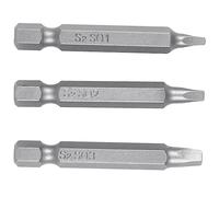 Agwuoetr 6Pcs 50mm 1/4 Pouce Hexagonale Carrée Peu de Tournevis À Tête Carrée Peu S2 Alliage Magnétique de Peu de Tournevis en Acier Allié Outils À Main