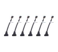 Agwuoetr 6pièces 15Cm USB 3.0 20 Broches en-Tête Mâle vers USB 2.0 9 Broches Câble Adaptateur