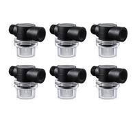 Agwuoetr 6X Filtre de Crépine de Pompe à Eau, Crépine de Rechange pour Tuyau Torsadé 1/2 Pouces Compatible avec les Pompes ou Pompes