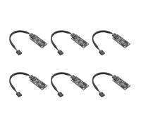 Agwuoetr 6X Hub USB Répartiteur USB USB2.0 9 Broches vers Double Hub 9 Broches Adaptateur Riser Carte Mère Connecteur USB 9 Broches Câble D'Extension 1 à 2