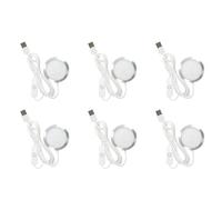 Agwuoetr 6X Kit de Lampe LED DIY: Uniquement Les Accessoires Matériels, Pas de Pièces Imprimées en 3D, Projet D'Éclairage Personnalisé à Lumière Vive et Économe en Énergie