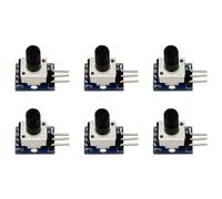Agwuoetr 6X Testeur de Servomoteur ESC Contrôle PWM Mini Ventilateur Sans Balais à Monter Soi-Même Contrôleur de Vitesse de Moteur D'Avion
