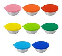 Agwuoetr 8 Pièces 2,4 Oz Récipients à Vinaigrette Petits Récipients à Condiments Tasse à Condiments Trempage Tasses à Sauce Récipient avec Couvercles