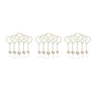 Agwuoetr 90 Pièces Chapelet de Baptême Perles de Chapelet Acrylique Mini Chapelets pour Les Faveurs de Fête de Baptême de Communion