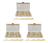 Agwuoetr 990 Pièces Écrous Filetés en Laiton M2 M3 M5 Filetage Écrou Moleté Inserts Écrou D'Encastrement pour Pièce d'impression 3D