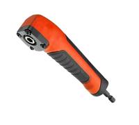 Agwuoetr Adaptateur D'Extension de Tige de Perçage à Angle Droit de 90 Degrés, Puissant, Multi-Usages, pour Outils Électriques, Pièces et Accessoires, Orange.
