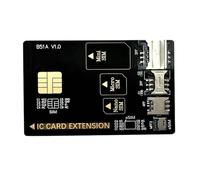 Agwuoetr Adaptateur D'Ouverture de la Carte de Test 4 en 1 pour Les Cartes à Puce du Téléphone Mobile pour Mini Sim/Micro Sim/Nano Sim/Esim