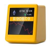 Agwuoetr Afficheur de Cryptomonnaies Bitcoin Afficheur de Prix des Cryptomonnaies 300 Principales Cryptomonnaies Peuvent Être Librement Échangées