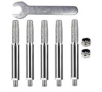 Agwuoetr AffûTeuse de TronçOnneuse PièCes Fraise Cylindrique RevêTue de Diamant 4,8 Mm TêTe de Meulage AffûTeuse de Scie à ChaîNe