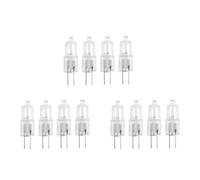 Agwuoetr Ampoule Halogène 12 V 20 W à 2 Broches G4, 12 Pièces, Blanc Chaud