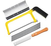 Agwuoetr Angle de Coupe Réglable SAVE BLACK en ALUMINIM BOX TOLS TOLLS pour les CARAUSSEMENTS de BOIS et PLASTIQUES ENFORM