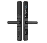 Agwuoetr Application WiFi Tuya APPLAPIER SMART ALUMINUM PORTE de PORTE de PORTE ENGRENCE DU BIOMÉTRIE BIOMÉTRIPHÉE DIGMINE ÉLECTRONIQUE LORVER ÉLECTRONIQUE PORTE de SLIFFICATION LOR