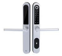 Agwuoetr Application WiFi Tuya APPLAPIER SMART ALUMINUM PORTE PORTE Empreinte Digitale Biométrique Biométrique Digital Electronic Lock Electronic Sliding Door Lock B