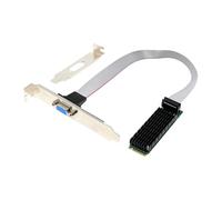 Agwuoetr AST2400 2K VGA Adaptateur de Réseau Industriel Intégré M. 2 M CLÉ 2280 to VGA Port SEUX 2K GPUMIQUE GPU