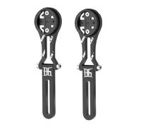 Agwuoetr Bicycle de Vélo de Route Stand D'Ordinateur en Aluminium Angle de Guidon Réglable Angle de Guidon 2pcs pour Affichage Intégré