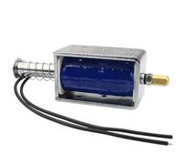 Agwuoetr Bobine Électromagnétique à Électro-Aimant Droit à Travers L'Électroaimant 30mm Bobine Magnétique Aimant Télescopique Électrique