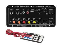 Agwuoetr Boîte D'Amplificateur D'Amplificateur de Karaoké D10 Bluetooth Amplificateur Board pour, en Plein Air, Lecture Audio de Voiture pour Film, Karaoké, Lecture Musicale Plug EU