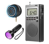 Agwuoetr Boîte de Communication D'Équipement, Comprenant 1 Radio Paranormal, 1 Haut-Parleur, 1 Lampe Torche LED UV, Outils de Recherche.