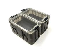 Agwuoetr Boîtier de Rangement pour Appâts de Pêche, Organisateur de Leurres de Pêche à Double Couche, Étui Portable pour Matériel de Pêche, Accessoires de Pêche, Outils