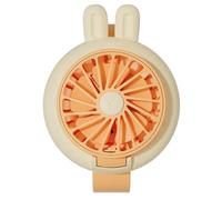 Agwuoetr Bracelet Ventilateur 300 MAh pour Enfants, Mini Bracelet Multifonction Portable avec Lumière Respiratoire, Modèle de Montre, Jaune