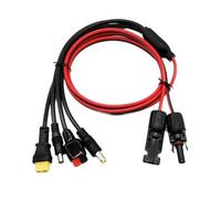 Agwuoetr Câble D'Extension 4-En-1 Connecteur de Panneau Solaire Splitter Compatible Anderson 7909 Mâle 5521 Mâle