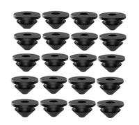 Agwuoetr Câble pour Garde-Corps Câble D'Arrimage 1/8" Goujon de Câble pour Garde-Corps Bague en Caoutchouc pour Garde-Corps en Câble