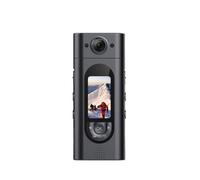 Agwuoetr Camera de Sport 1080P HD, Rotation de Lentille à 180°, Portable et Étanche pour Une Utilisation en Extérieur Polyvalente, Noir