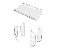 Agwuoetr Case de Protection Transparente pour Switch 2 Split Case Cover Anti-Fall Protective Shell Cover Game Console Clair Case