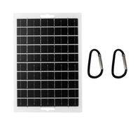 Agwuoetr Chargeur de Panneau Solaire USB Portable Compatible avec Les Téléphones Mobiles de Lampes de Poche, Les Ventilateurs et Plus Encore
