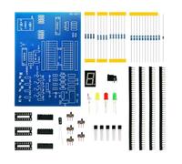 Agwuoetr Circuit Intégré Numérique Board Expérimental Bricolage Technologie Électronique Pratique des Pièces de Soudage Kits Électroniques pour Les Enfants