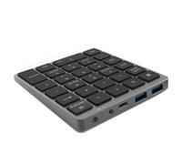 Agwuoetr Clavier Numérique Bluetooth sans avec Hub USB pour Ordinateur Portable sur Tablette