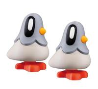 Agwuoetr Compartiment Secret pour Notes en Forme de Pigeon Blob Imprimé en 3D, Statue de Décoration Détachable pour