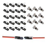 Agwuoetr Connecteurs de Basse Tension Connecteurs de LED Enfichables Connecteurs à 3 et 2 Broches Connecteurs de Bande LED 30 Pièces