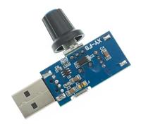 Agwuoetr Contrôleur de Vitesse de Vent USB GOVEMENT VOLULATEUR AIR VOLUlateur de Refroidissement Mute Multi Fonction Module D'Interrupteur de Vitesse de Ventilateur DC 5V