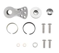Agwuoetr Corne de Bras de Servomoteur Réglable en Métal 25T pour -4 Axial SCX10 1/10 RC Voitures Hélicoptère Modèle Bateau Pièces de Mise à Niveau, L,C