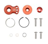 Agwuoetr Corne de Bras de Servomoteur Réglable en Métal 25T pour -4 Axial SCX10 1/10 RC Voitures Hélicoptère Modèle Bateau Pièces de Mise à Niveau, S,D