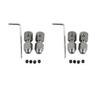 Agwuoetr Coupleur Flexible de Collet de Câble d'acier Inoxydable de Couplage de Bateau de 4 Pièces RC CNC, 5 X 4 Mm