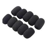 Agwuoetr Couvercle de Tête de Microphone en Mousse Respirante 10pcs Pare-Brise pour Micro à Collier pour Le Casque