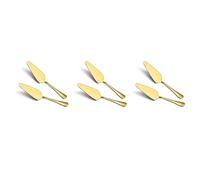 Agwuoetr D'Or Serveur à à Gâteau, Ensemble de Couteaux et Serveur pour Gâteau de Mariage, 6 PièCes SéRies